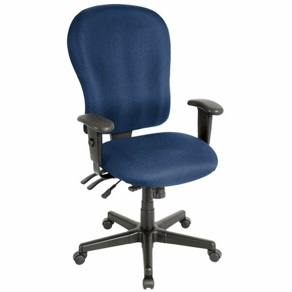 Gfancy Fixtures Navy Fabric Chair - 29 x 26 x 40.5 in. GF3090640